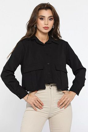 پیراهن مشکی زنانه اسلیم فیت GÜLSELİ - کد 859639504