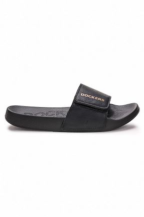 دمپائی مشکی مردانه چرم مصنوعی Dockers - کد 859672508