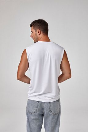تیشرت سفید مردانه یقه هفت relactive - کد 859637135