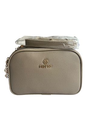 کیف دوشی بژ زنانه چرم مصنوعی MOTTO - کد 859680933