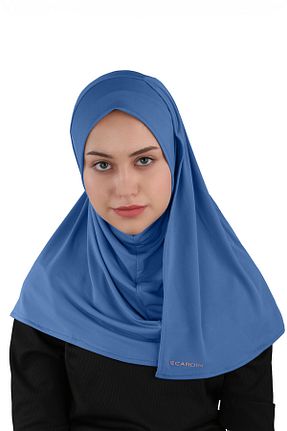 روسری آبی Ecardin - کد 859774114