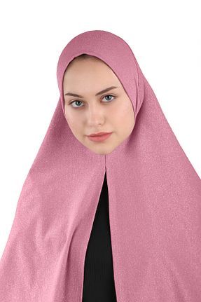 روسری صورتی پنبه ای Ecardin - کد 859773513