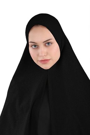 روسری مشکی پنبه ای Ecardin - کد 859774101