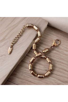 دستبند استیل (فولاد) زرد زنانه استیل (فولاد) PHUTİ COLLECTION - کد 859799464