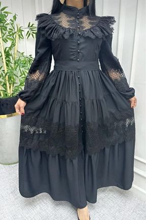 لباس مشکی زنانه بافتنی SALU Prime - کد 859216383