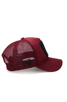 کلاه زرشکی زنانه پنبه ای BlackBörk - کد 859559840