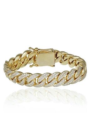 دستبند استیل (فولاد) طلائی زنانه استیل (فولاد) neslyaccessories - کد 859550331
