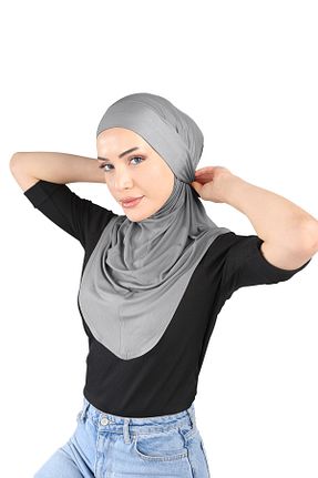 روسری طوسی Ecardin - کد 859721593