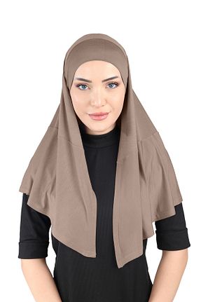 روسری قهوه ای Ecardin - کد 859721335