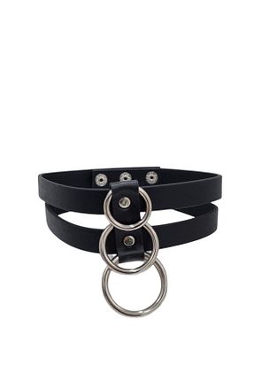 گردنبند جواهر مشکی زنانه فلزی DEEFWEAR - کد 859597513