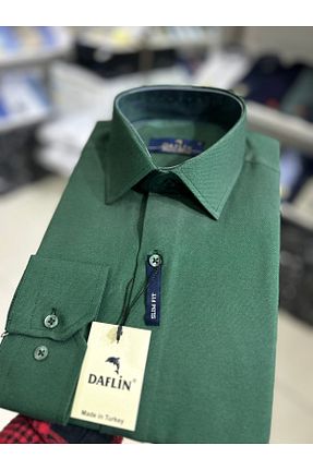 پیراهن خاکی مردانه اسلیم فیت Daflin - کد 859434575