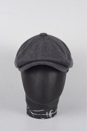 کلاه طوسی مردانه پشمی mercantoptan - کد 859575875