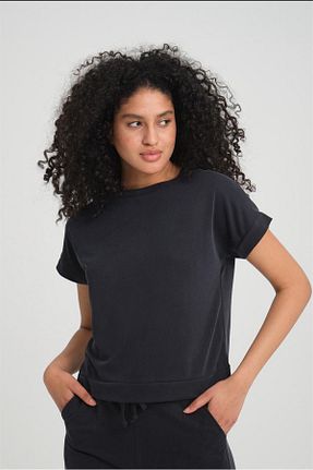 ست بالاتنه و پائین تنه طوسی زنانه بافتنی Lusenta - کد 857599885