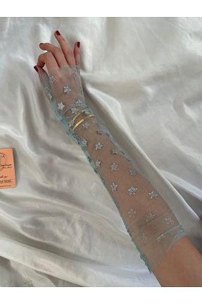 دستکش آبی زنانه Nurcanilirboutique - کد 859635491