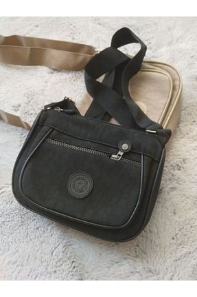 کیف پستچی مشکی زنانه چرم مصنوعی madamlina - کد 854106876