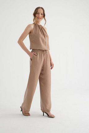 بلوز بژ زنانه ساده Hiccup - کد 859651138