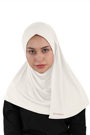 روسری بژ Ecardin - کد 859774598