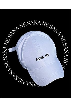 کلاه سفید زنانه پنبه ای sthinkma - کد 859765598