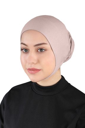 کلاه شنای حجاب طوسی زنانه Ecardin - کد 859739946