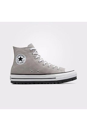 کفش اسنیکر طوسی زنانه بند دار Converse - کد 859572881