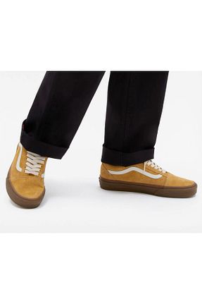 کفش اسنیکر زرد مردانه بند دار Vans - کد 859591115
