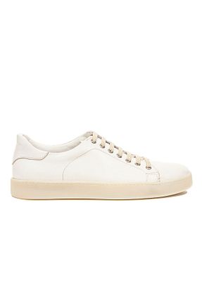 کفش اسنیکر سفید مردانه چرم اصل Gacco Shoes - کد 859628682