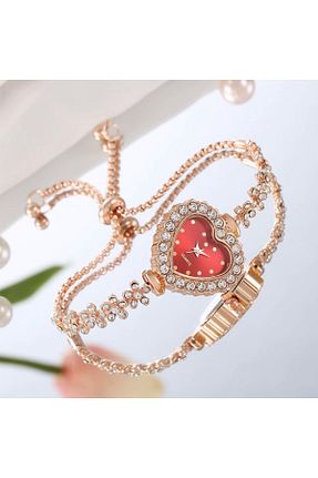 ساعت مچی قرمز زنانه 20-25 میلی متر Toz Vintage - کد 859631945