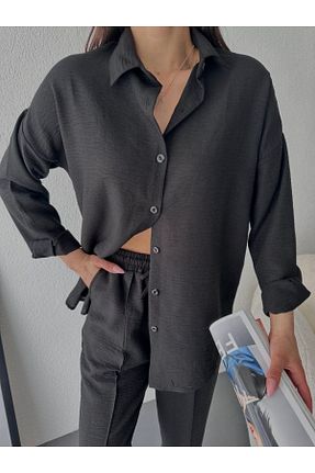 ست بالاتنه و پائین تنه مشکی زنانه بافتنی BENASSI - کد 859817129