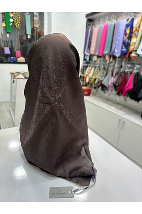 روسری قهوه ای پنبه ای GÜLHAN - کد 859645404