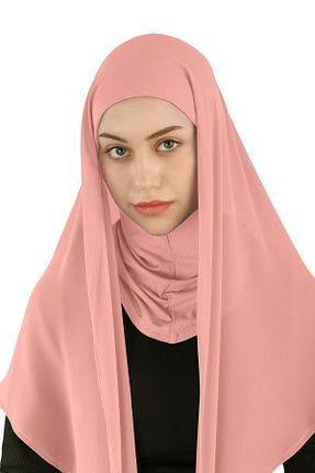 روسری نارنجی شیفون Ecardin - کد 859725066