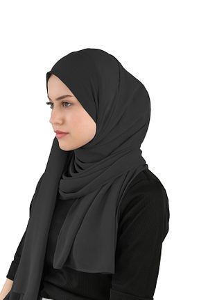 روسری مشکی شیفون Ecardin - کد 859725444