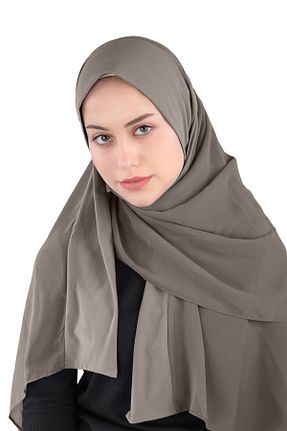 روسری طوسی شیفون Ecardin - کد 859774113