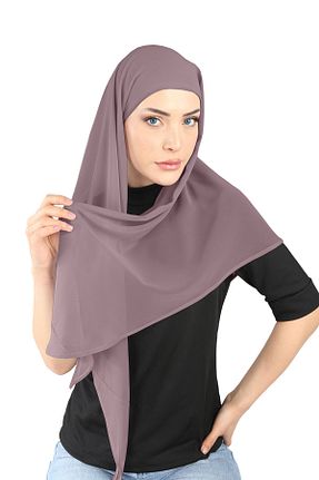 روسری بنفش شیفون Ecardin - کد 859725130