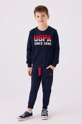 ست لباس راحتی سرمه ای بچه گانه چاپی U.S. Polo Assn. - کد 859799627
