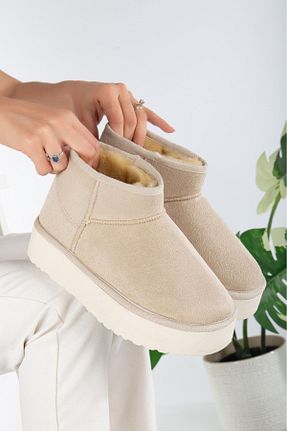 بوت / نیم بوت بژ زنانه جیر STORE41 - کد 859641101