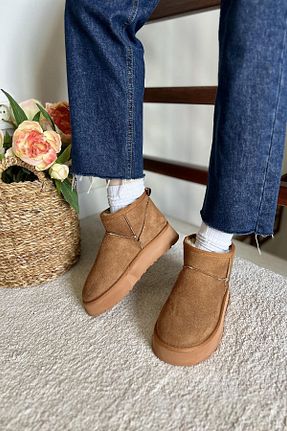 بوت / نیم بوت قهوه ای زنانه جیر Glenz - کد 760893612