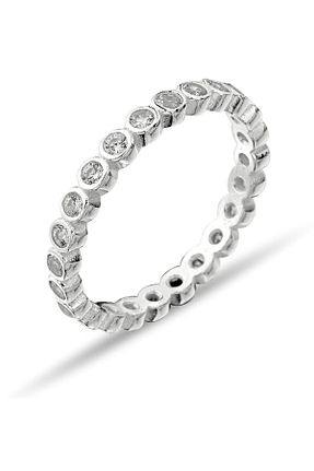 انگشتر نقره زنانه زیرکن Metay Silver - کد 852263326