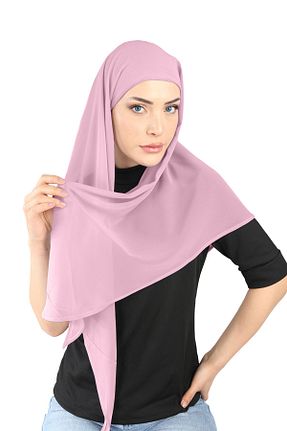 روسری بنفش شیفون Ecardin - کد 859725567