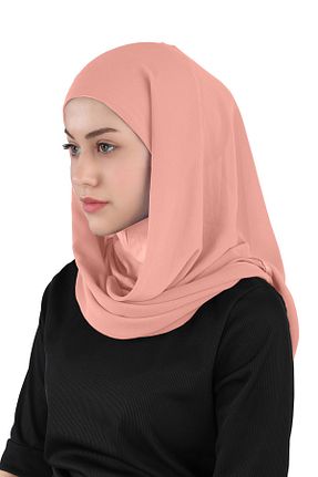 روسری نارنجی شیفون Ecardin - کد 859725066