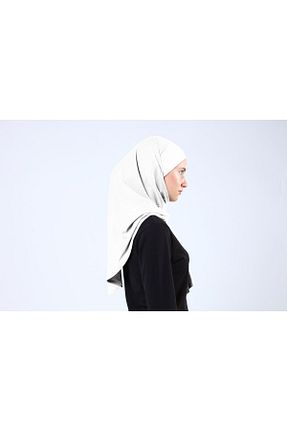 روسری بژ پنبه ای Ecardin - کد 859718571