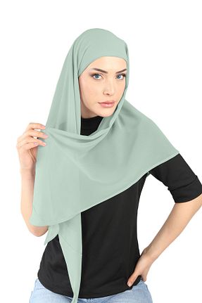 روسری سبز شیفون Ecardin - کد 859723868