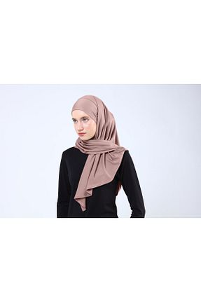 روسری طوسی پنبه ای Ecardin - کد 859718836