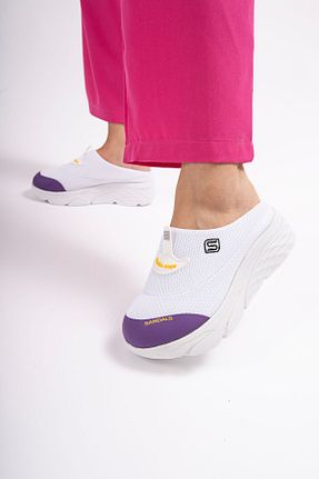 دمپائی اسپرت سفید زنانه پارچه ای sandal spor - کد 851795124