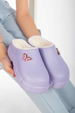 دمپائی خانگی بنفش زنانه پلی اورتان PLN SHOES - کد 859869742