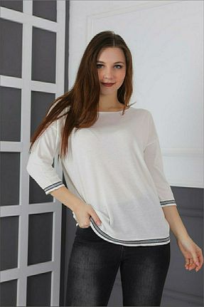 بلوز سفید زنانه ساده diaves - کد 94494271