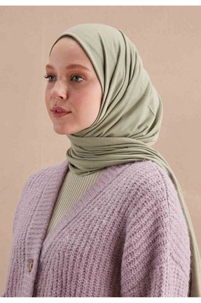 شال خاکی زنانه شیفون MİS İPEK - کد 825547083
