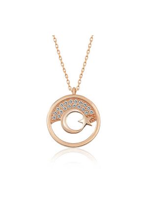 گردنبند نقره بژ زنانه 925 عیار godfroy - کد 859845447