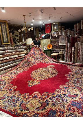 فرش قرمز زیره ضد لغزش RD RAMAZAN DAĞ EL HALI SANATI - کد 859897425