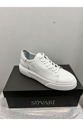 کفش کژوال سفید مردانه پاشنه کوتاه (1 - 4 سانتی متر) SÜVARİ - کد 859919032