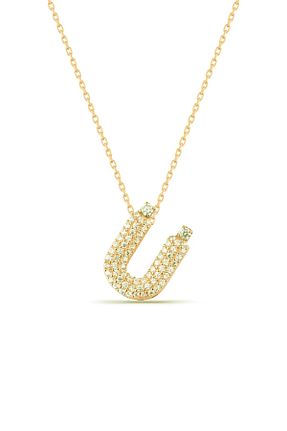 گردنبند جواهر طلائی زنانه برنجی Karem Jewellery - کد 859978395